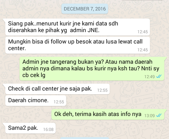 surat terbuka untuk JNE, kinerja yang amburadul berujung kerugian