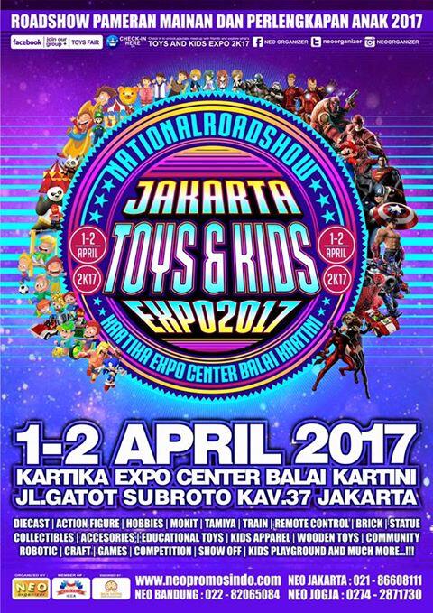JAKARTA TOYS & KIDS EXPO 1-2 April 2017