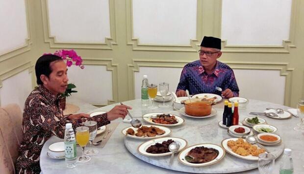 Jokowi dan Ketua Muhammadiyah Bertemu, Ini yang Dibahas