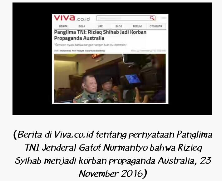 Puspen TNI Kritik Unggahan Lama di Instagram FPI