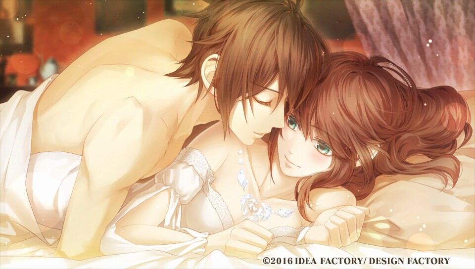 Anime love in bed