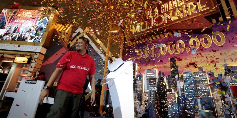 Inilah Ade Iskandar, Pemenang Rp 9,3 Miliar dari Bandara Changi