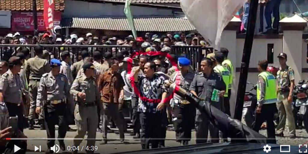 Video Bupati Pangandaran Jeje Wiradinata Usir GMBI Beredar di Medsos