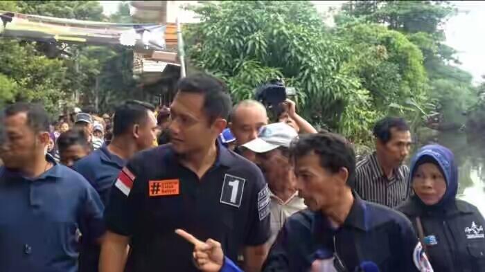 Warga Mengadu ke Agus, Sebut Ahok Bohong Kalau Bilang Semper Barat Tidak Banjir