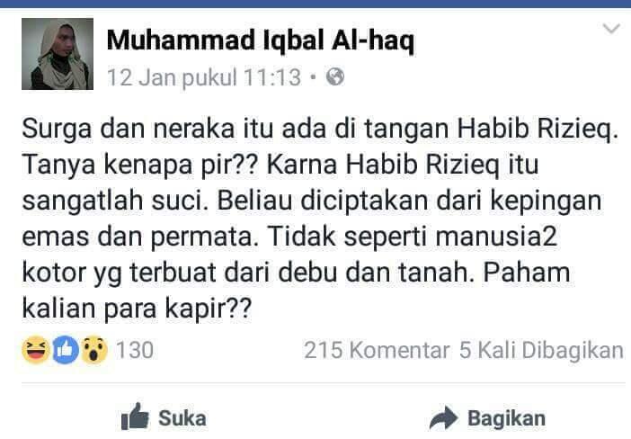 Rizieq minta Polri tangkap pengadang Sekjen MUI di Kalbar