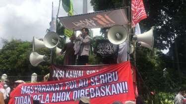 Sidang Ahok: Giliran Pendukung Ahok Serukan Tangkap Rizieq Shihab