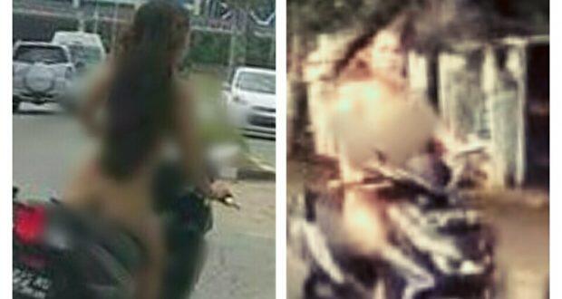 Heboh! Wanita Bugil Kendarai Motor Jadi Viral Medsos