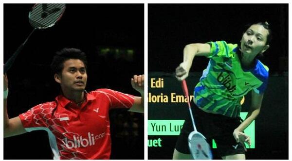 Malaysia Masters: Laga Debut Tontowi/Gloria dan Aksi Tunggal Putra di Putaran Kedua