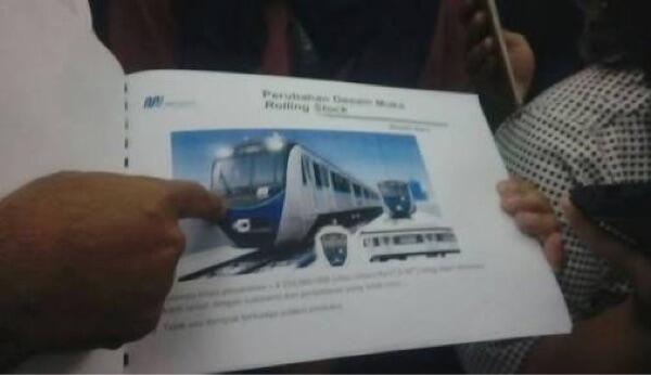  DKI Kirim Tim ke Jepang untuk Desain Ulang Lokomotif MRT yang Mirip &quot;Jangkrik&quot;