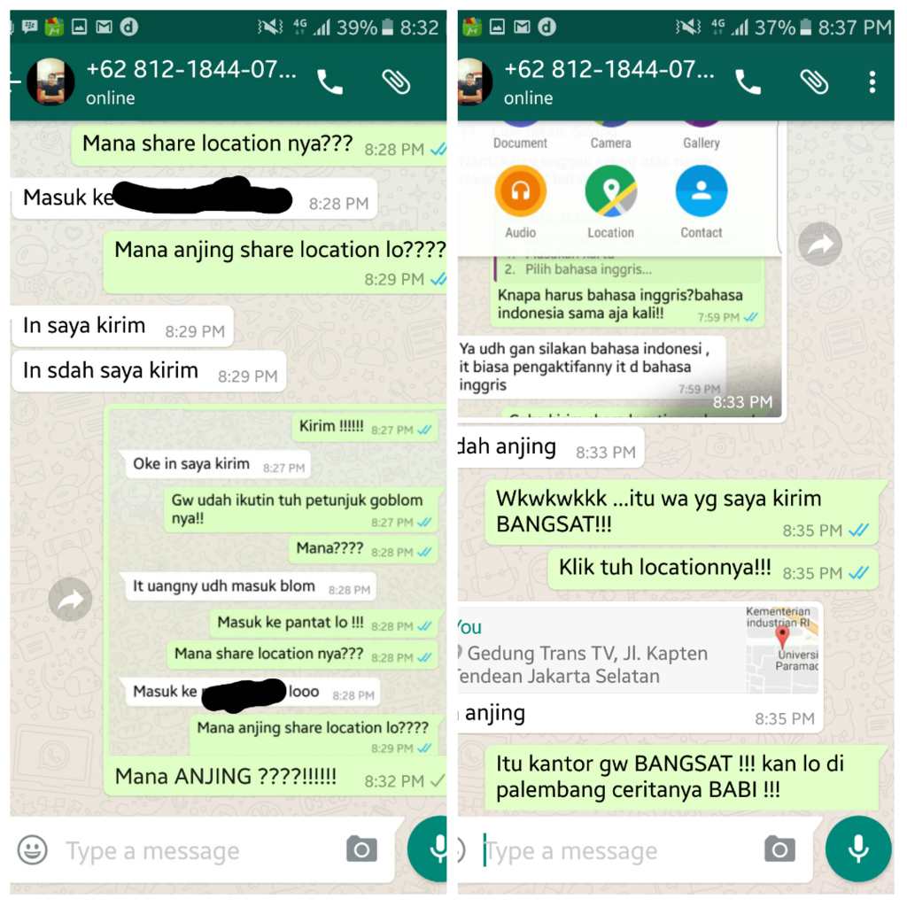 Hati-hati penipu bernama "denni megantara" 081218440711&083177883084"