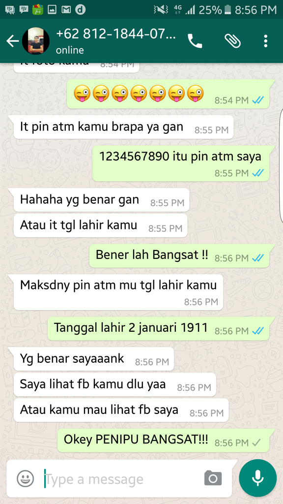 Hati-hati penipu bernama "denni megantara" 081218440711&083177883084"