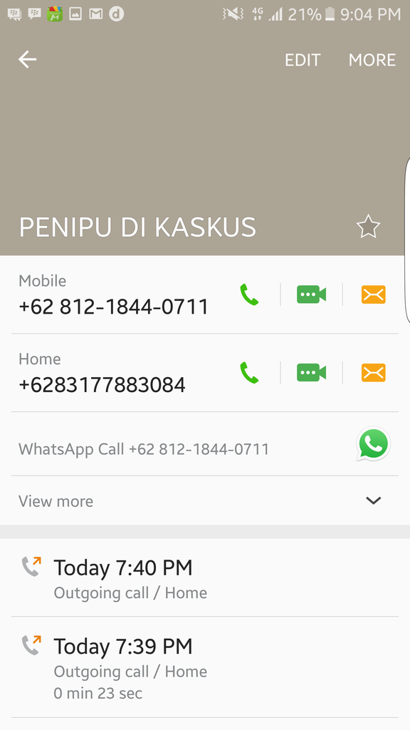 Hati-hati penipu bernama "denni megantara" 081218440711&083177883084"