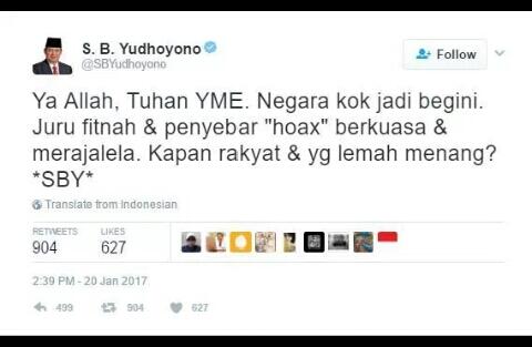 SBY 'Curhat' di Twitter, Roy Suryo Minta Publik Introspeksi Diri
