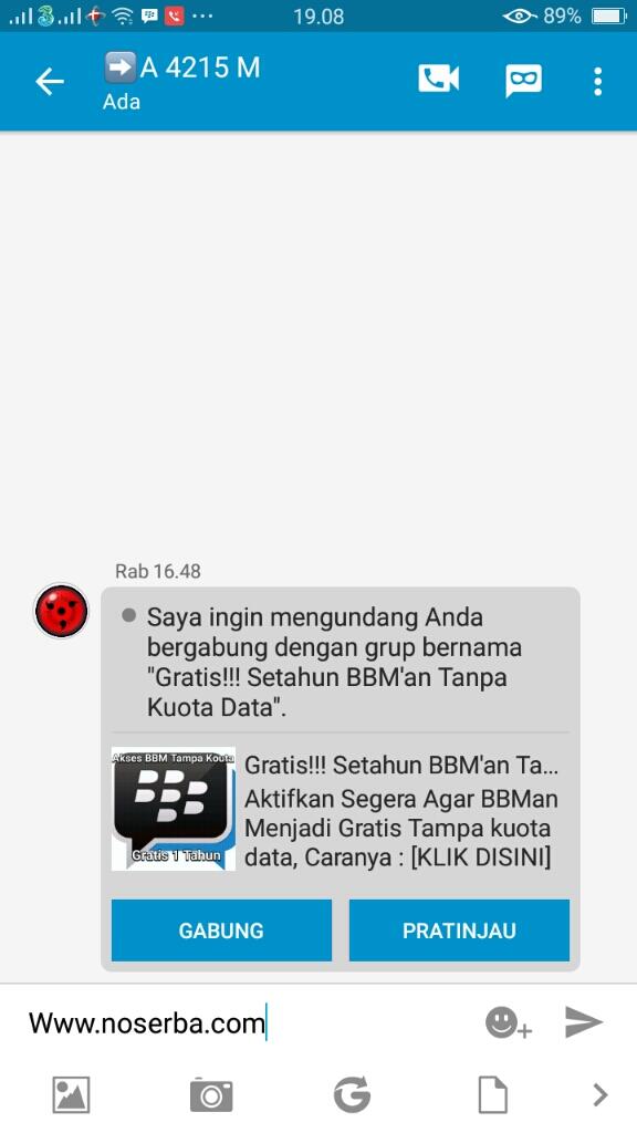 Undangan Saluran BBM Menggila,, Kerjaan Hackerkah???