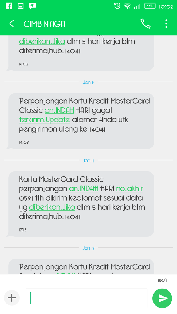 SURAT TERBUKA UNTUK CIMB NIAGA