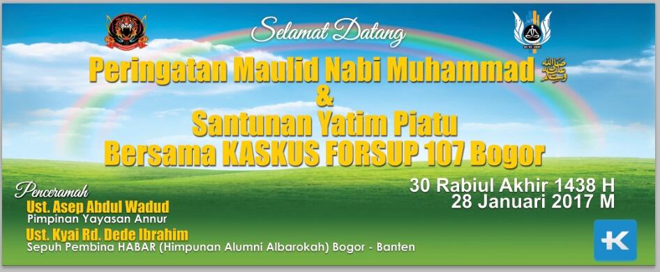 ~๑ஜ★Peringatan Maulid Nabi Bersama Forsup 107 Bogor dan Anak Yatim★ஜ๑~