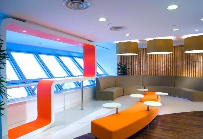 12 Inspirasi Desain Interior Kantor Penuh Warna (butuh inspirasi design masuk)