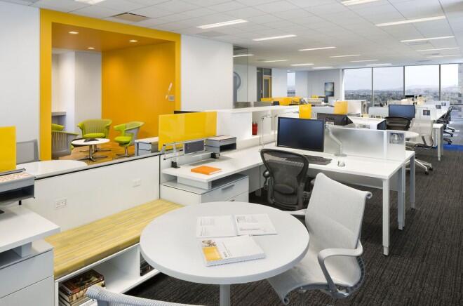 12 Inspirasi Desain Interior Kantor Penuh Warna (butuh inspirasi design masuk)