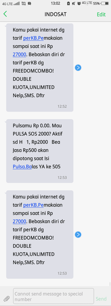 Kecewa dengan Pelayanan INDOSAT OOREDOO