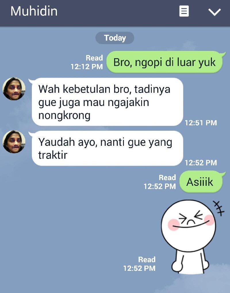 13 Tipe Teman Saat Diajak Nongkrong Lewat Chat, Dari yang Normal Sampai Absurd