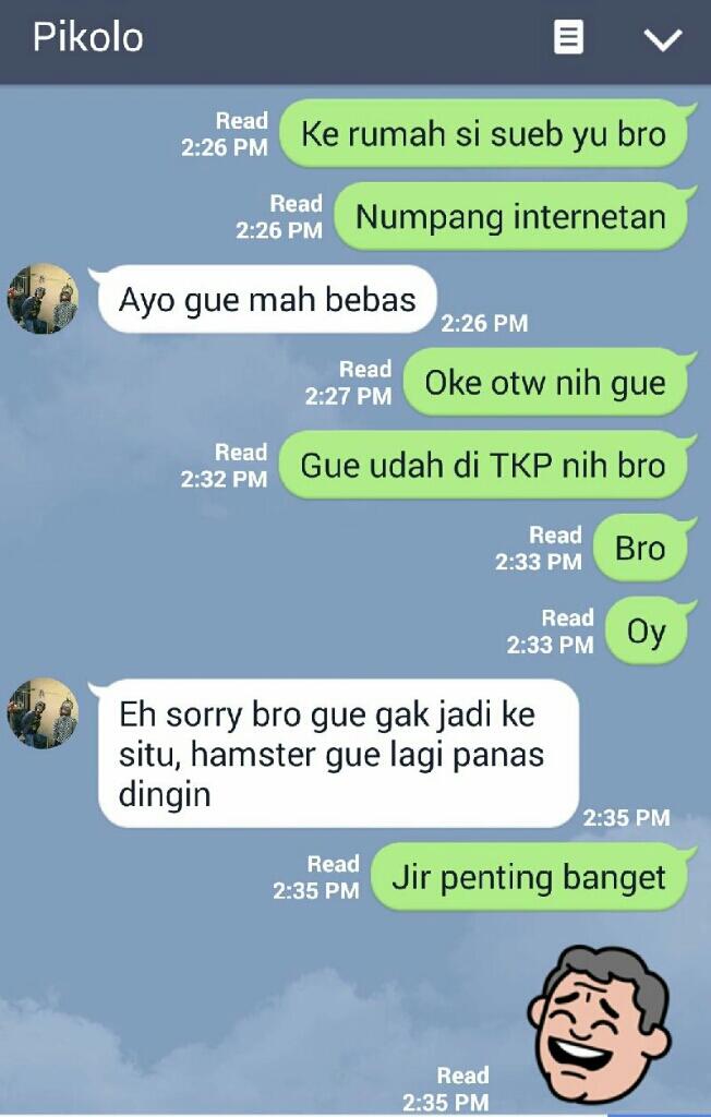 13 Tipe Teman Saat Diajak Nongkrong Lewat Chat, Dari yang Normal Sampai Absurd