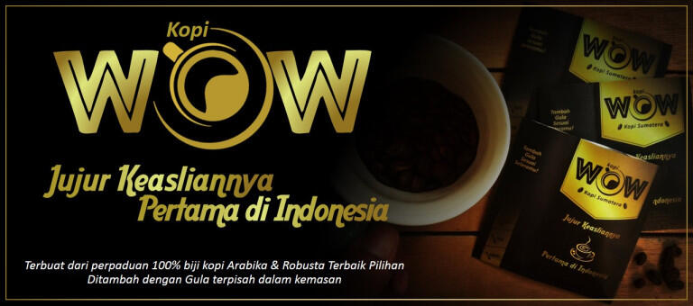 BARU! Kopi Sachet TerJUJUR di Indonesia (100% KOPI ASLI)