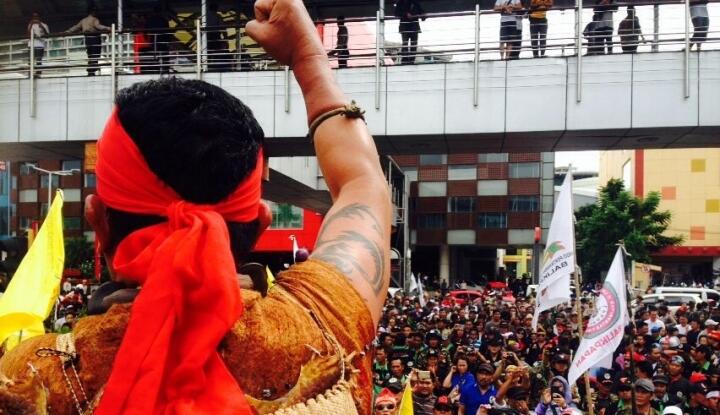 40 Ormas di Balikpapan Demo Tolak FPI