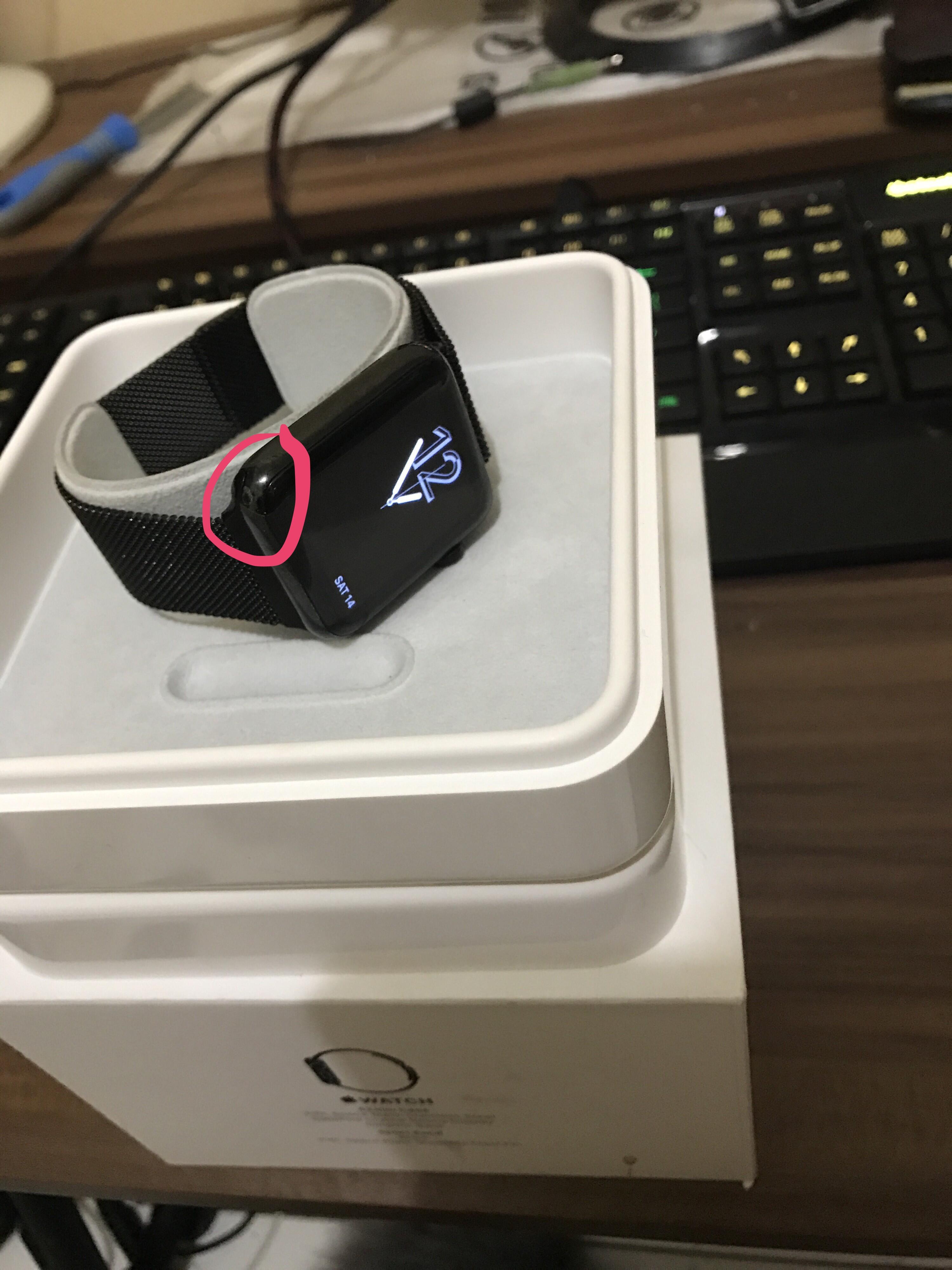 Apple Watch 42mm Black Stainless Steel with millanese strap