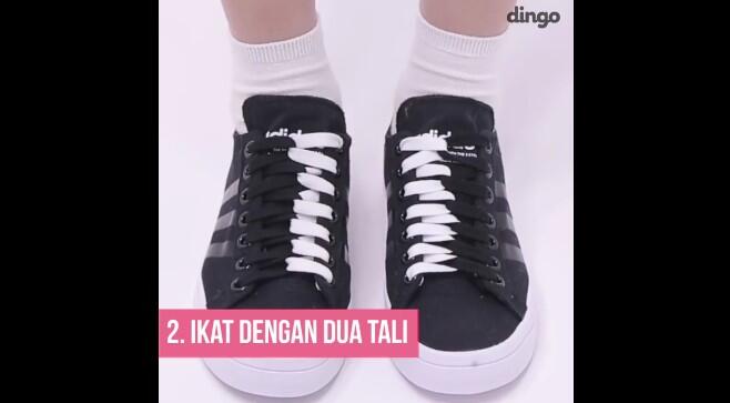 7 Model Unik Mengikat Tali Sepatu