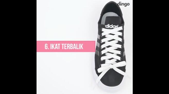 7 Model Unik Mengikat Tali Sepatu
