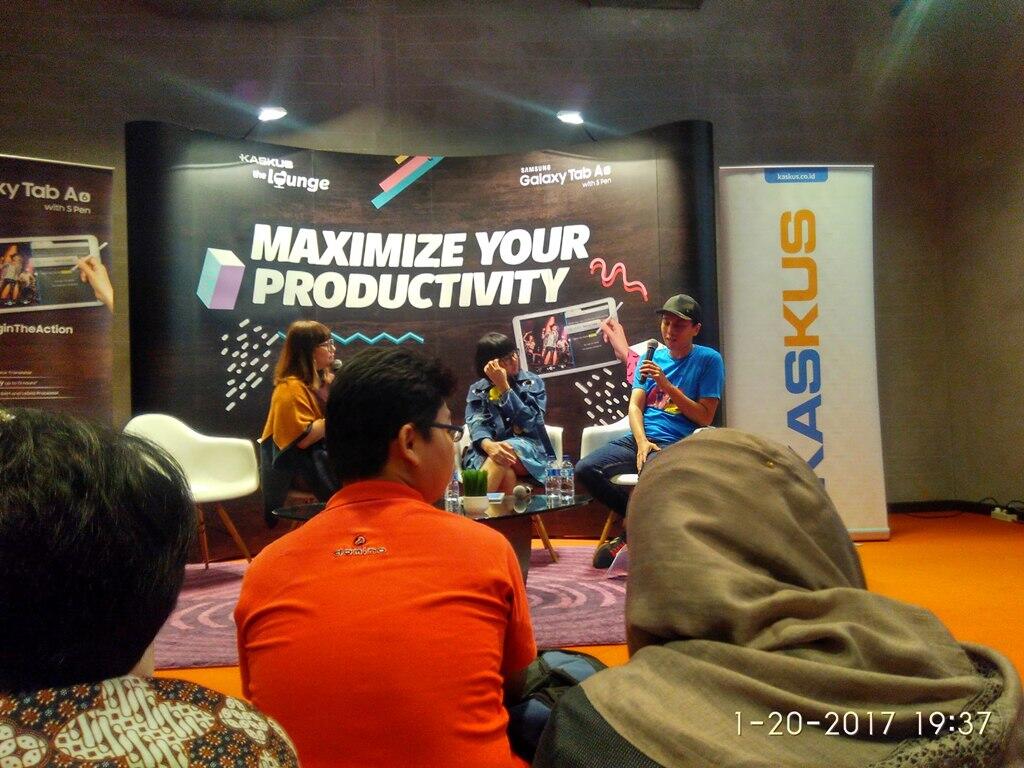 &#91;FR&#93; Keseruan KASKUS The Lounge With SAMSUNG Galaxy Tab A 2016 S Pen