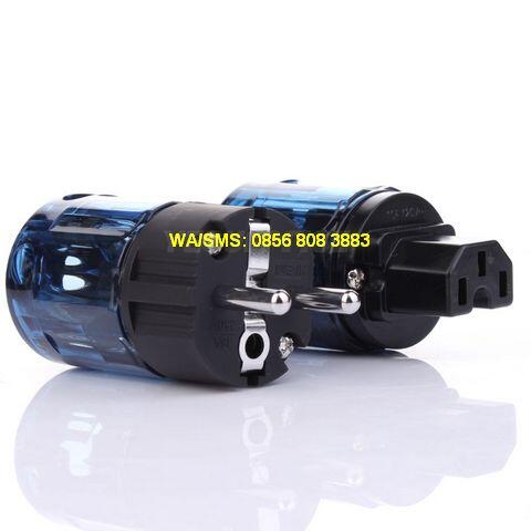 Power Cord Rhodium Schuko IEC EU Plug