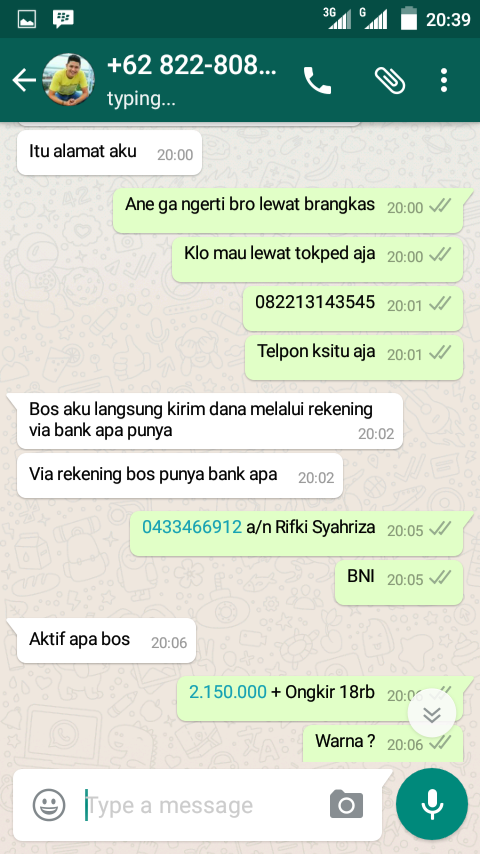 Modus TUTI Gagal 