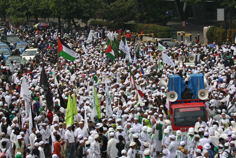 Palestina sesalkan benderanya dipakai saat demonstrasi kurang damai