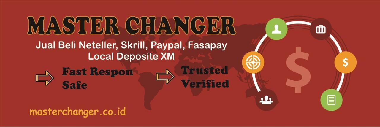 MASTER CHANGER : EXCHANGER RESMI &amp; MASTER IB INDONESIA (Transaksi 24 Jam)