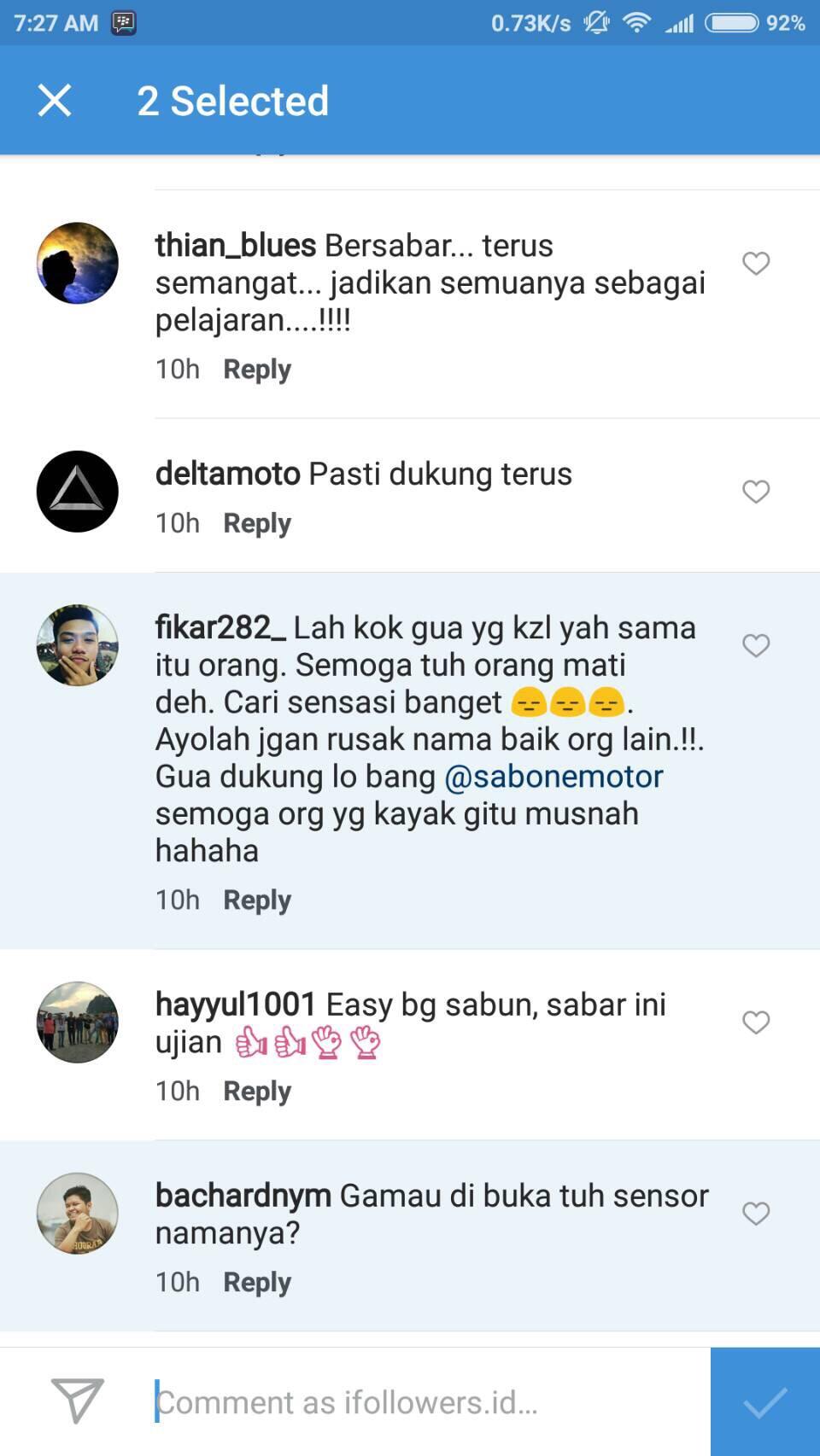 Klarifikasi Salah Kirim Knalpot Sabone Motor 