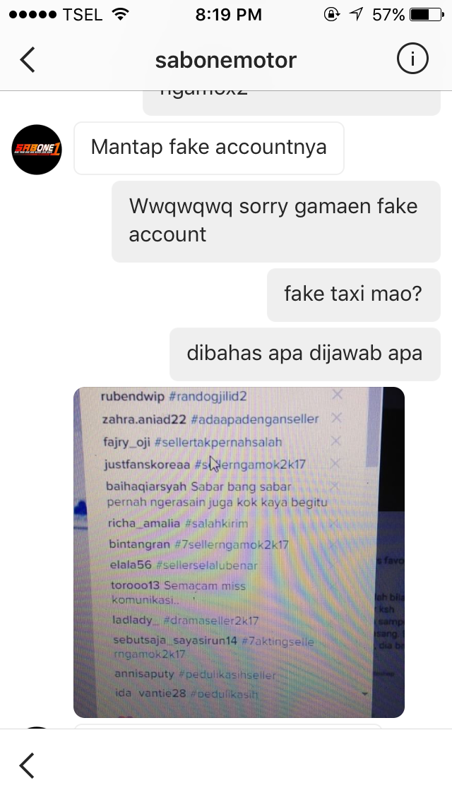Klarifikasi Salah Kirim Knalpot Sabone Motor
