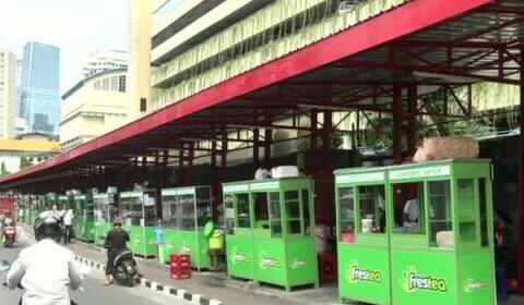 Pusat Jajan Kuliner di Bendungan Walahar Makin Tertib dan Rapi