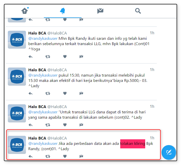 Lebih Cermat Lagi Kalo Transfer Lintas Bank Gan, Atau..