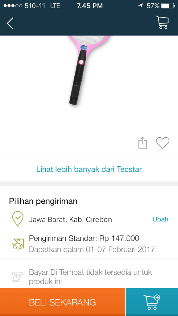 Ongkir Lazada, mahal GILA! Lebih mahal dari harga barangnya