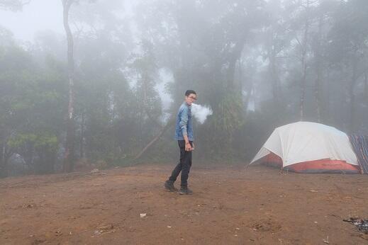 &#91;CatPer&#93; Memandang Sang Kolosal Gede-Pangrango dari Gunung Kencana. Jan2017