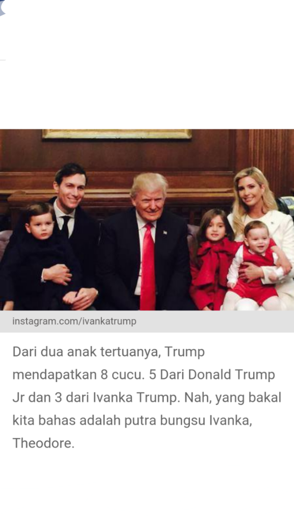 Donal Trump dan Keluarga