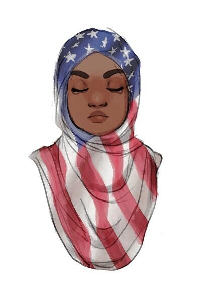 Protes Trump, Ribuan Orang Tunjukkan Solidaritas Lewat Gambar