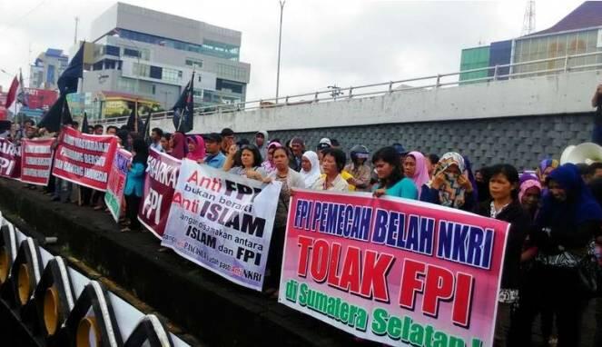 Gabungan Ormas di Palembang Minta FPI Dibubarkan