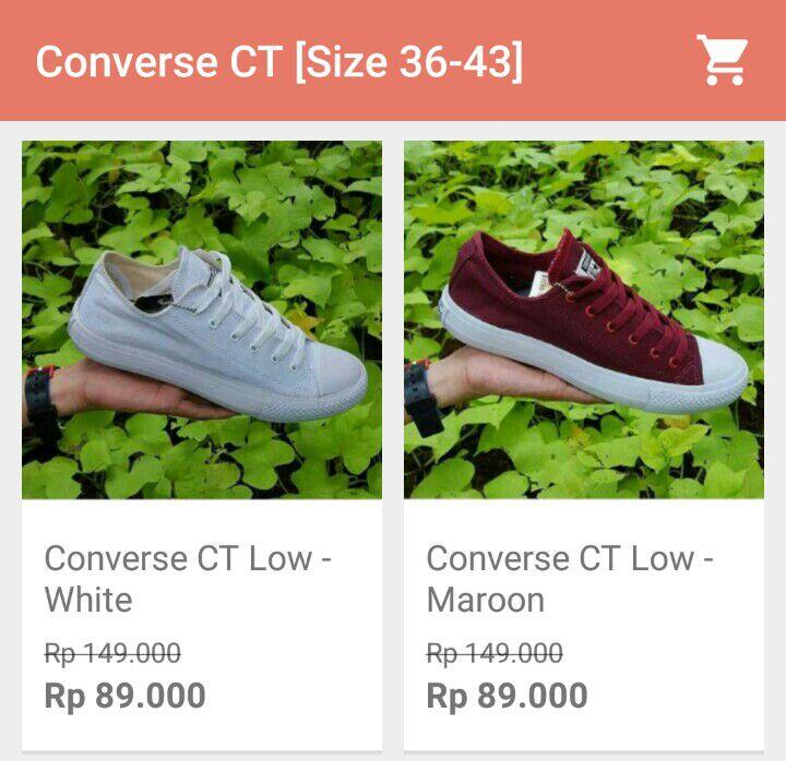 &#91;Lowongan Se-Indonesia&#93; Dibutuhkan Freelance Untuk Marketing Sepatu Sneakers Converse