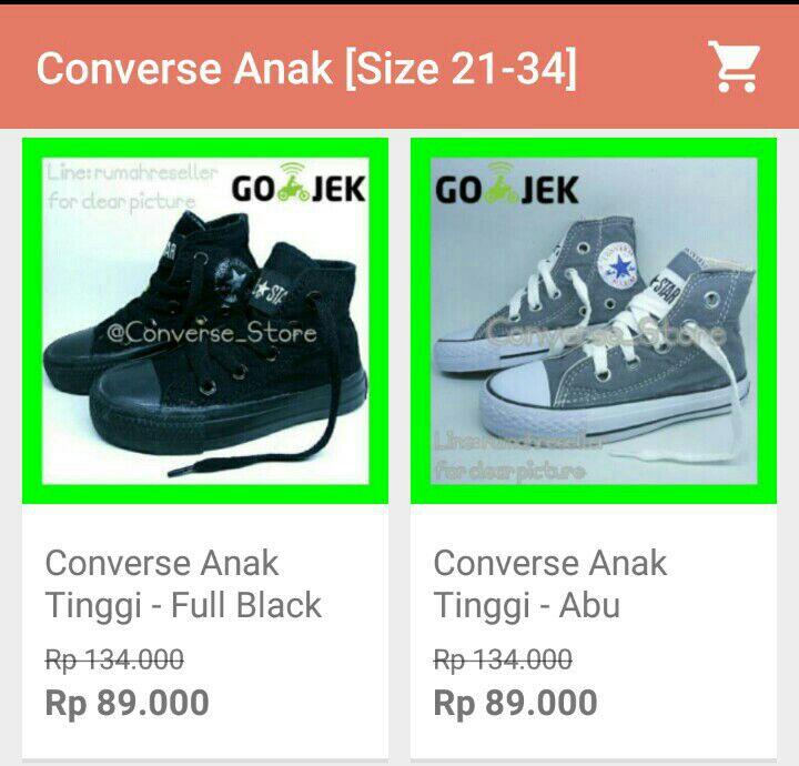 &#91;PASTI UNTUNG&#93; Reseller/Dropship Sepatu Converse, Harga Pabrik