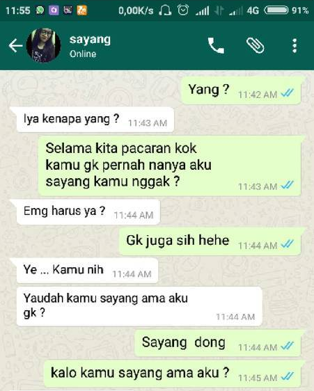 5 Percakapan 'aku sayang kamu' ini malah berakhir nyesek, kamu pernah?