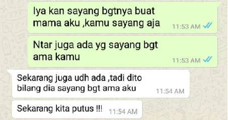 5 Percakapan 'aku sayang kamu' ini malah berakhir nyesek, kamu pernah?