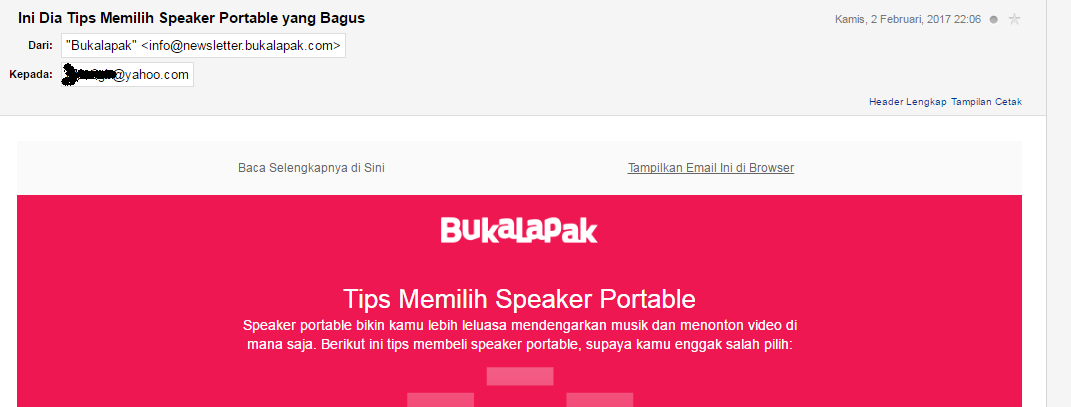 BUKALAPAK NYEPAM TERUS GAK BISA DI UNSUBCRIBE